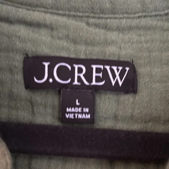 J. Crew Women's Green Top - Picture 3 of 3